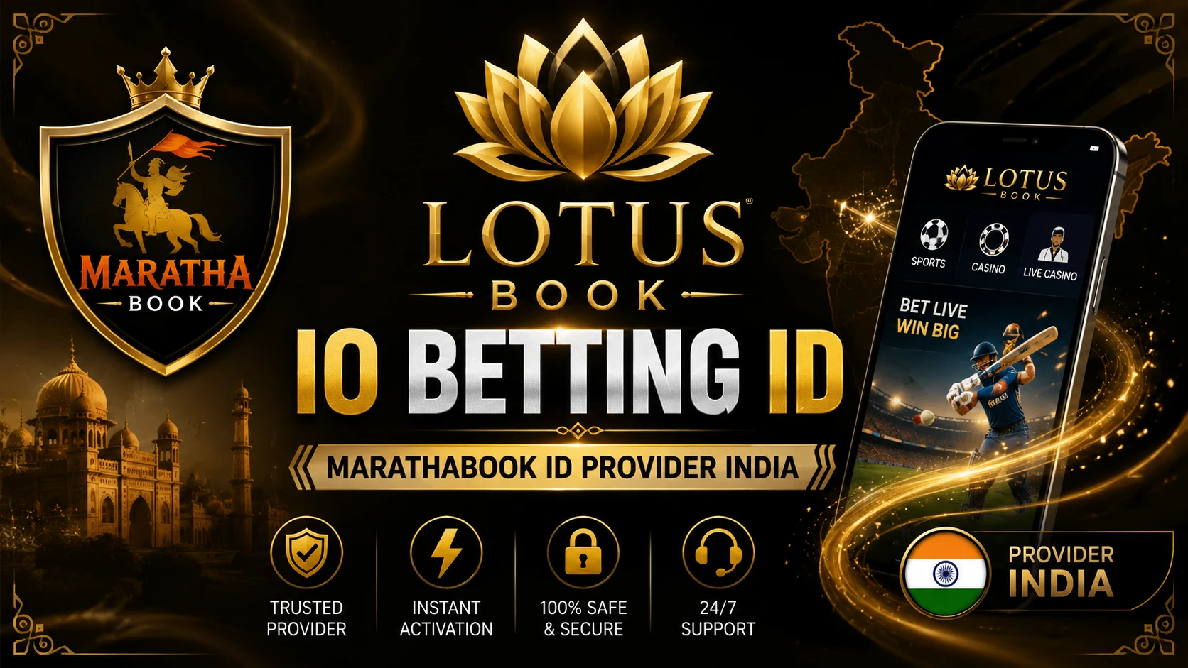 Lotus Book IO Betting ID _ MarathaBook ID Provider India