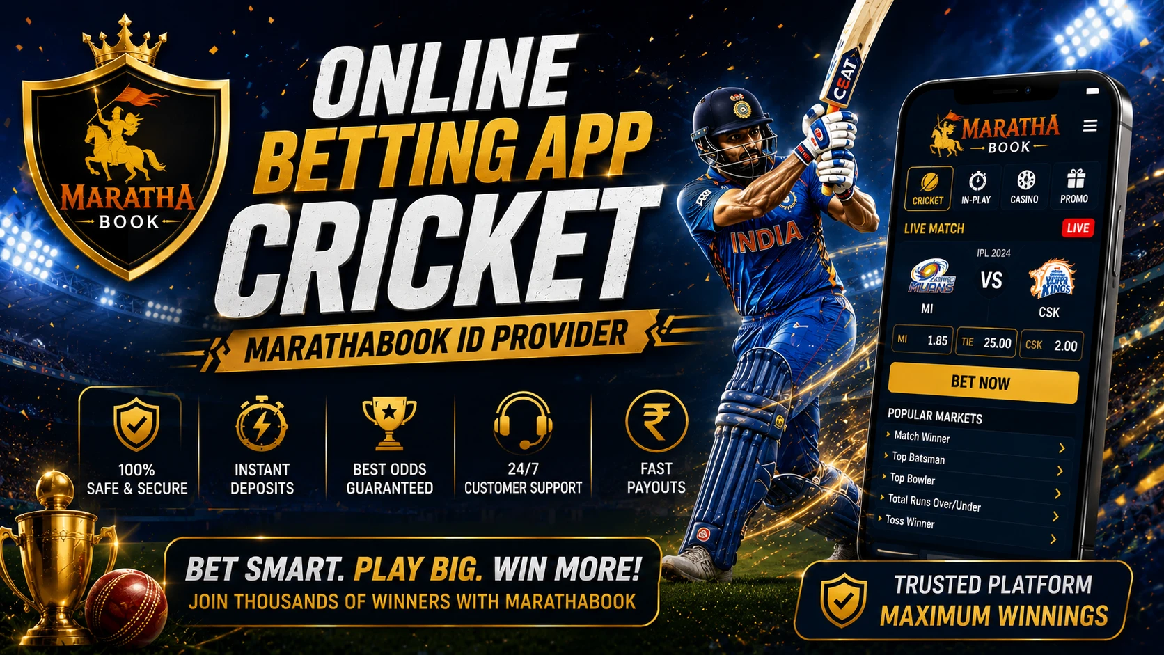 Online Betting App Cricket _ MarathaBook ID Provider