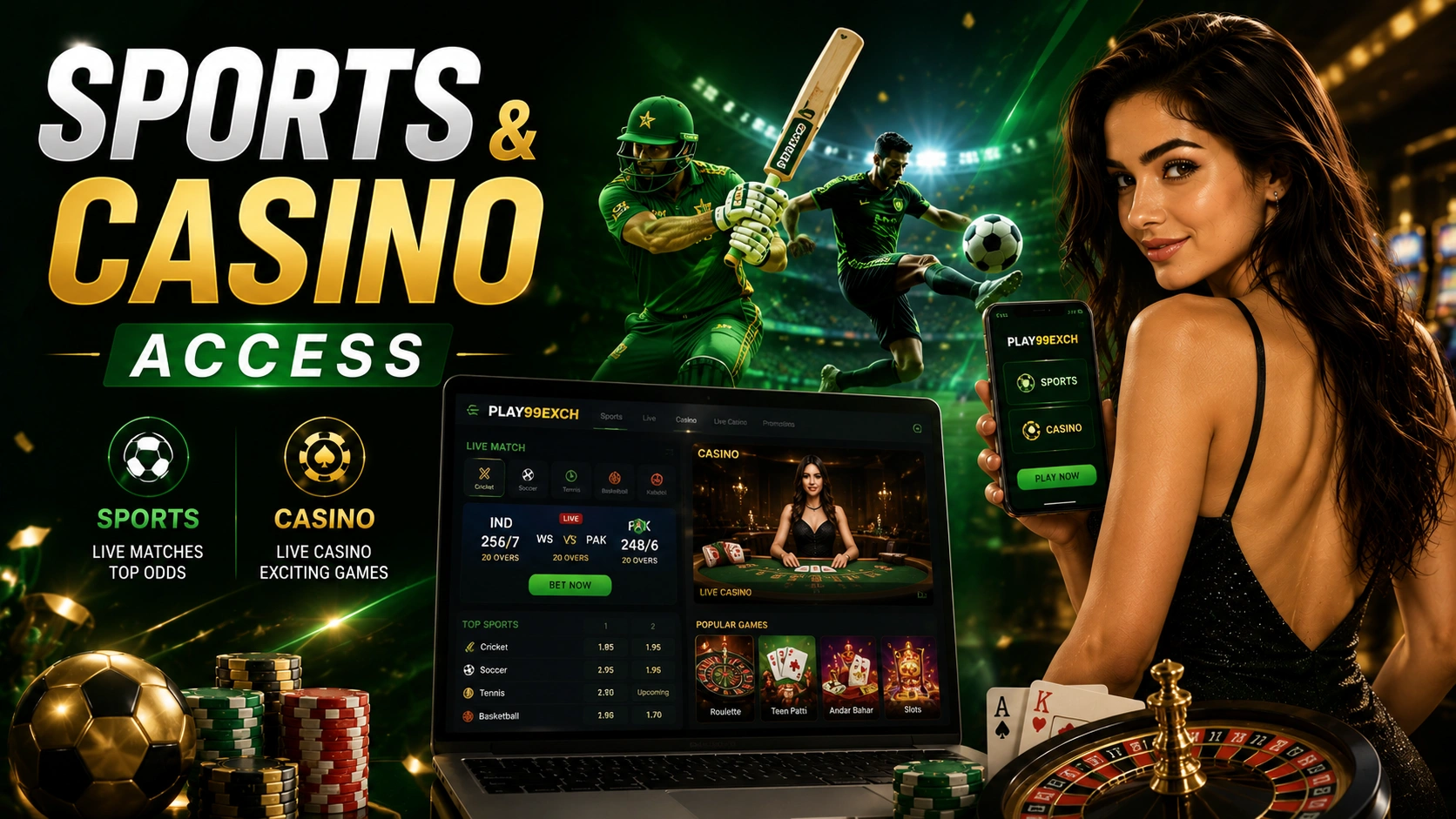 Sports and Casino Access Play99Exch Betting ID