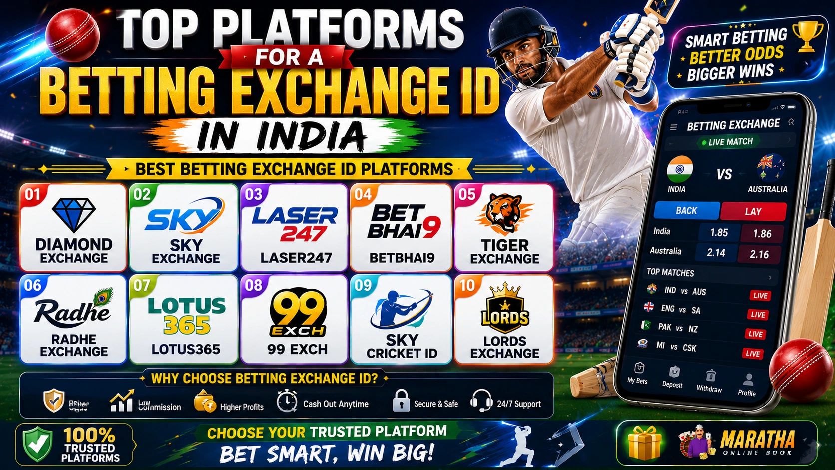 Top Platforms for a Betting Exchange ID in India
