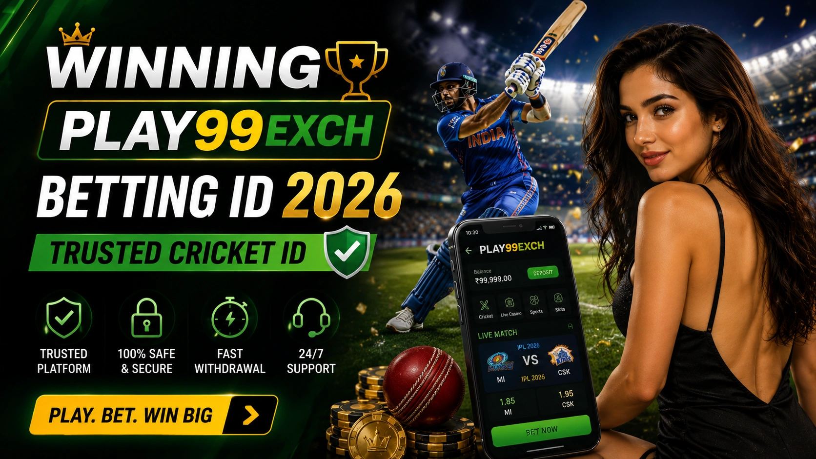 Winning Play99Exch Betting ID 2026 _ Trusted Cricket ID